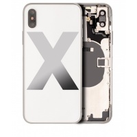iPhone X Pulled Mid-Frame Housing with Parts (White)