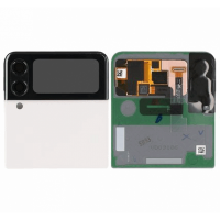 Samsung Galaxy Z Flip3 (SM-F711B) service pack Outer LCD Display Assembly (White)