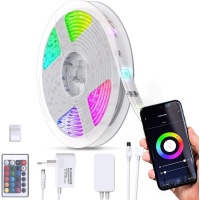 Smart LED Light Strip RGB Flow Color - WiFi + Bluetooth - 12V (5M)