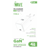 Wave WA-221 PD Charger 45W Super Fast Adapter Type-C - CA