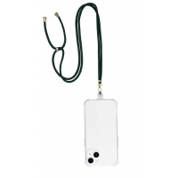 Wave Universal Mobile Lanyard Strap Stylish adjustable & Fashionable Strap - Dark Green