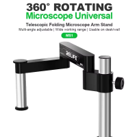 RELIFE MS1 Universal Microscope Folding Arm Stand,360 Degree Adjustable Rotating
