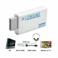 Wii to HDMI Converter Adapter, Wii 2 HDMI Full HD 1080p 720p Connector Output Video & 3.5mm Audio - 