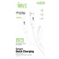 Wave WA-210 USB-A to Micro 3.0A data Cable Smart Quick Charging 1M - Y