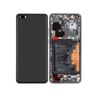 Huawei P40 Pro Service pack LCD Display Assembly With Frame (Black)
