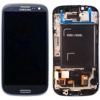 Samsung Galaxy S3 Neo (i9300i) service pack LCD Display Assembly With Frame (Blue)