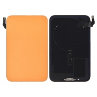 Achter Glas voor iPhone 17 Pro Max Met Metaal Stalen plaat+magneet+NFC - Oranje