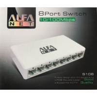Alfa Net 8 Port Switch 100 MB