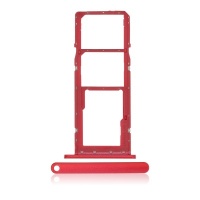 Samsung Galaxy A03s (A037G) Dual Sim Card Tray (Red)