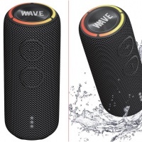 Wave WA-252 Wireless Speaker 20W with LED Light (Black) - LUM