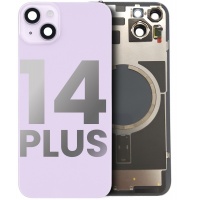Apple iPhone 14 Plus Pulled Back Cover With Steel Plate (Purple)