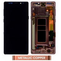 Samsung Galaxy Note 9 (N960F-DS) LCD Display Assembly With Frame (Metallic Copper)