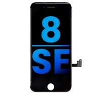 iPhone 8 / iPhone SE (2020) / iPhone SE (2022) AM+ LCD Display Assembly With steel plate (Black)