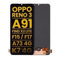 Oppo A73 4G 2020/F17/Reno3/Find X2 Lite/F15/K7/A91 OLED LCD No Frame(All Colors)