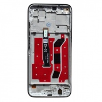 Huawei P40 Lite LCD Display Assembly With Frame (Black)