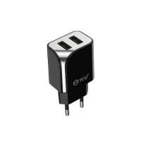 Dual USB-A Home Adabter DC5V (Black)