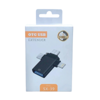 3in1 OTG USB Plug to Lightning & Type-C & Micro Extender SX-39