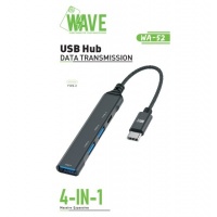 Wave WA-52 USB Hub Type-C Extender 4 in 1 - LM