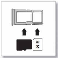 Motorola One Macro Sim Card Tray (Purple)