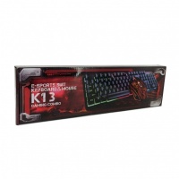 Gaming Keyboard and Mouse Set Wire Combo Pack K13