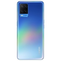 Oppo A54 4G Back Cover + Camera Glass Lens (Blue)