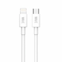 Wave WA-164 PD 20W USB-C To Lightning Cable 30 CM (wit)