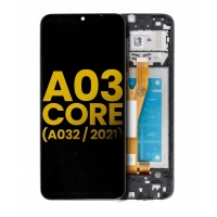 Samsung Galaxy A03 Core (A032F) Ori LCD Display Assembly With Frame (Black)
