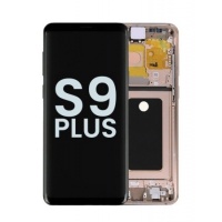 Samsung Galaxy S9 Plus (SM-G965F) Pulled LCD Display Assembly Met Frame (Gold)