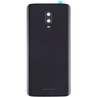 One Plus6T Back Cover With Camera Glass Lens ( Mirror Black)