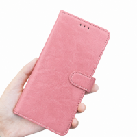 Wave Leather Book Case iPhone 18 Pro - Pink