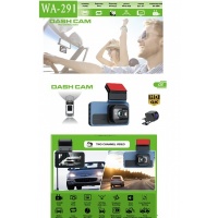 Wave Dash Cam Vehicle Black Box DVR Two Chanel Video HD 4K | C15 |(WA-291) -LLY