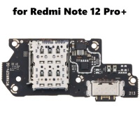 Redmi Note 12 Pro Plus Charging Port Board With Sim Card Reader -LK