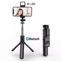 360° Rotate 3 in 1 Bluetooth Selfie Stick Monopod Tripod Remote Control Detachable Shutter Extendab