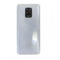 Xiaomi Redmi Note 9 Pro Back Cover With Camera Glass Lens (White)