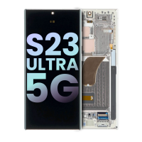 Samsung Galaxy S23 Ultra 5G (SM-S918F) Service Pack LCD Display Assembly With Frame (Grey)