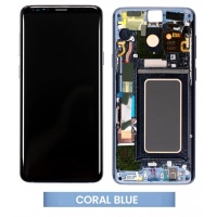 Samsung Galaxy S9 Plus (SM-G965F) LCD Display Assembly With Frame + BATTERY (Coral Blue)