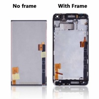 HTC One M7 LCD Display Assembly With Frame (White)