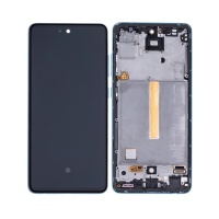 Samsung Galaxy A52 Service Pack LCD Display Assembly With Frame (Blue)