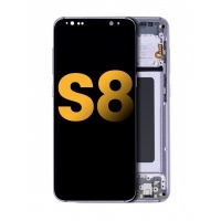 Samsung Galaxy S8 Refurbished LCD Display Assembly With Frame (Gray)