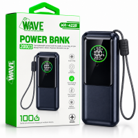 Wave WA-422B Powerbank 100W – 20.000 mAh (zwart)