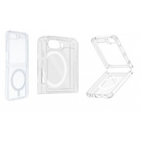 Wave MagSafe Shockproof Case (Transparent) Samsung - Z Flip7