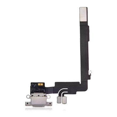 iPhone 16 Pro Max Charging Port Flex Cable (White)
