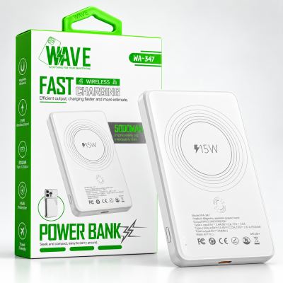 Foto von Wave WA-347 Wireless MagSafe 15W & Type-C Output Power Bank 5000 mAh