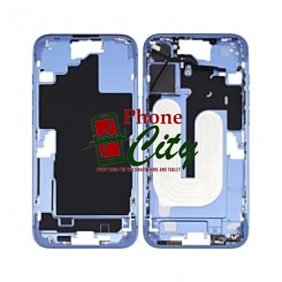 Apple iPhone16 Plus Pulled Mid-Frame Housing+BackCover+ No Battery(Blue)-MLS