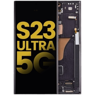 Samsung Galaxy S23 Ultra 5G ORIGINAL SIZE OLED LCD Scherm Met Frame (zilver) Foto van Samsung Galaxy S23 Ultra 5G ORIGINAL SIZE OLED LCD Scherm Met Frame (zilver)