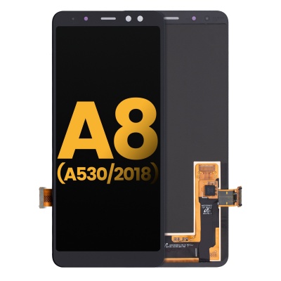 Samsung Galaxy A8 2018 (A530F) service pack LCD Display Assembly No Frame (Black) -UE
