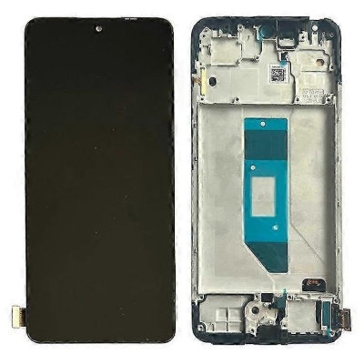 Foto van Xiaomi Redmi Note 14 4G/5G Europe Version Service Pack LCD Scherm With Frame (Black)
