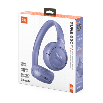 Foto van JBL Tune 530BT Wireless On-Ear Headphones (Paars)