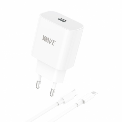 Foto van Wave HP6-20 PD Travel Charger With Type-C to Type-C Cable 20W