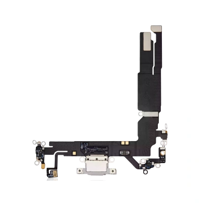 iPhone 16 Charging Port Flex Cable (White)